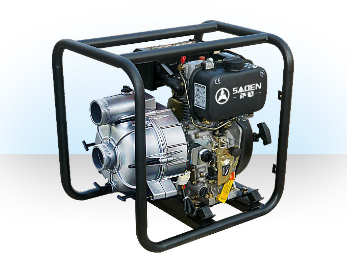 自吸式4寸高扬程柴油水泵-一个4寸柴油机抽水泵（285g/kwh）开足